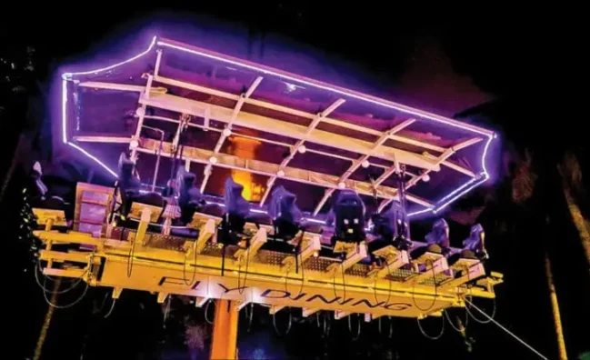 Sky Fly Dining in Goa (Dinner)