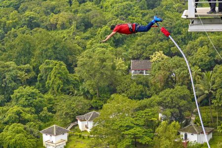 Bungee Jumping in Goa (61 Meters)
