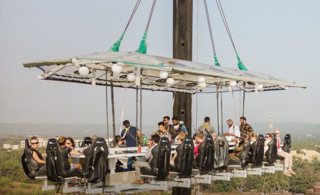 Sky Fly Dining in Goa (Lunch)